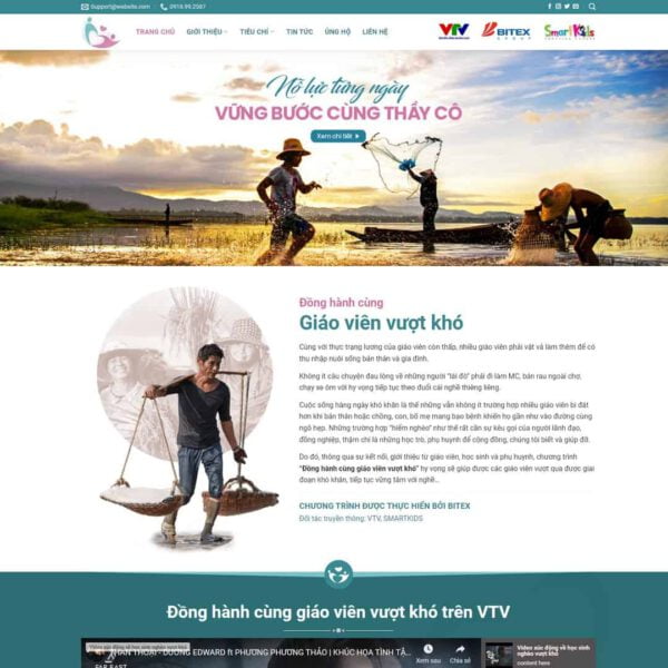 Theme WordPress sự kiện, tin tức