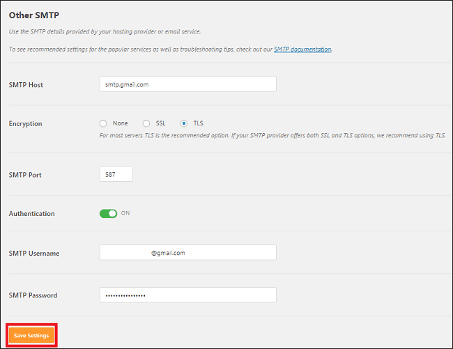 Hướng dẫn cấu hình gửi mail SMTP WordPress Hướng dẫn cấu hình gửi mail SMTP WordPress