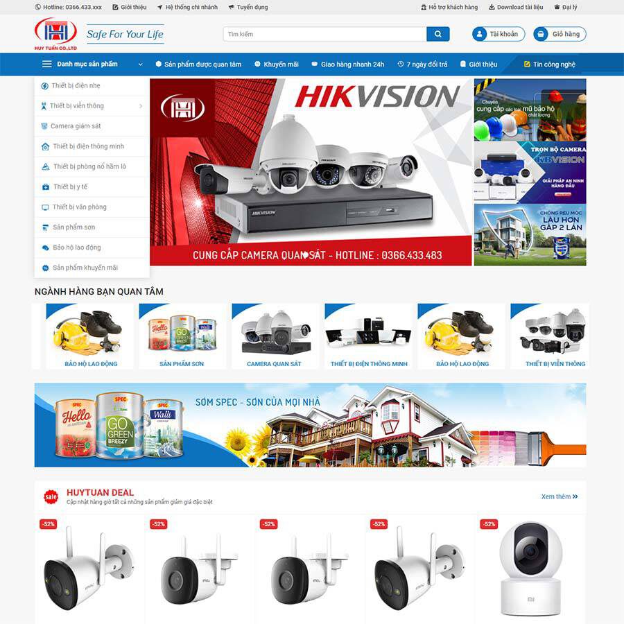 Theme WordPress shop camera 04