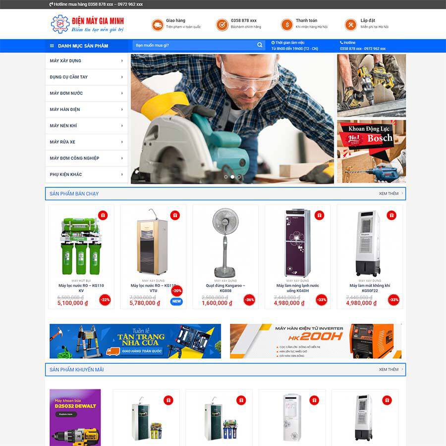 Theme WordPress điện máy 06