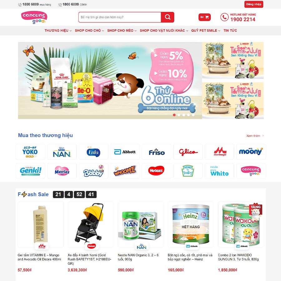 Theme WordPress bán tạp hóa