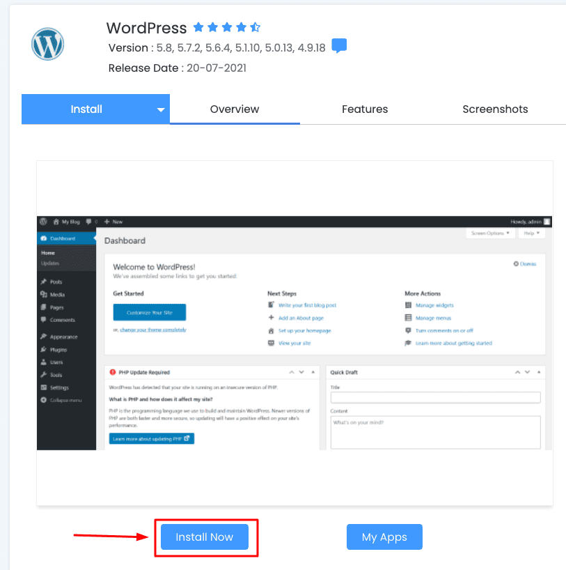 Hướng dẫn cài đặt nhanh WordPress với Softaculous trên cPanel Hướng dẫn cài đặt nhanh WordPress với Softaculous trên cPanel