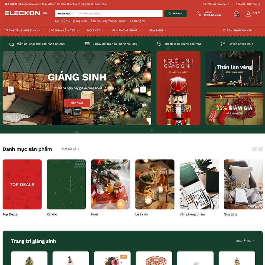 Theme WordPress Elementor Đồ Trang Trí