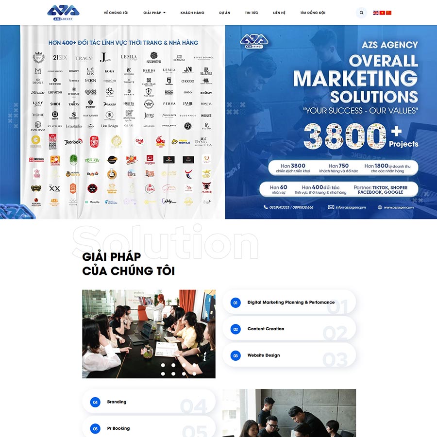 Theme WordPress công ty Agency Marketing Online 04