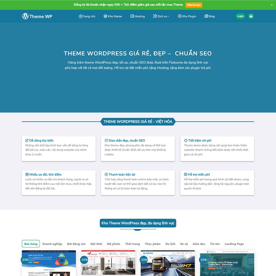 Theme WordPress Mua Bán Theme